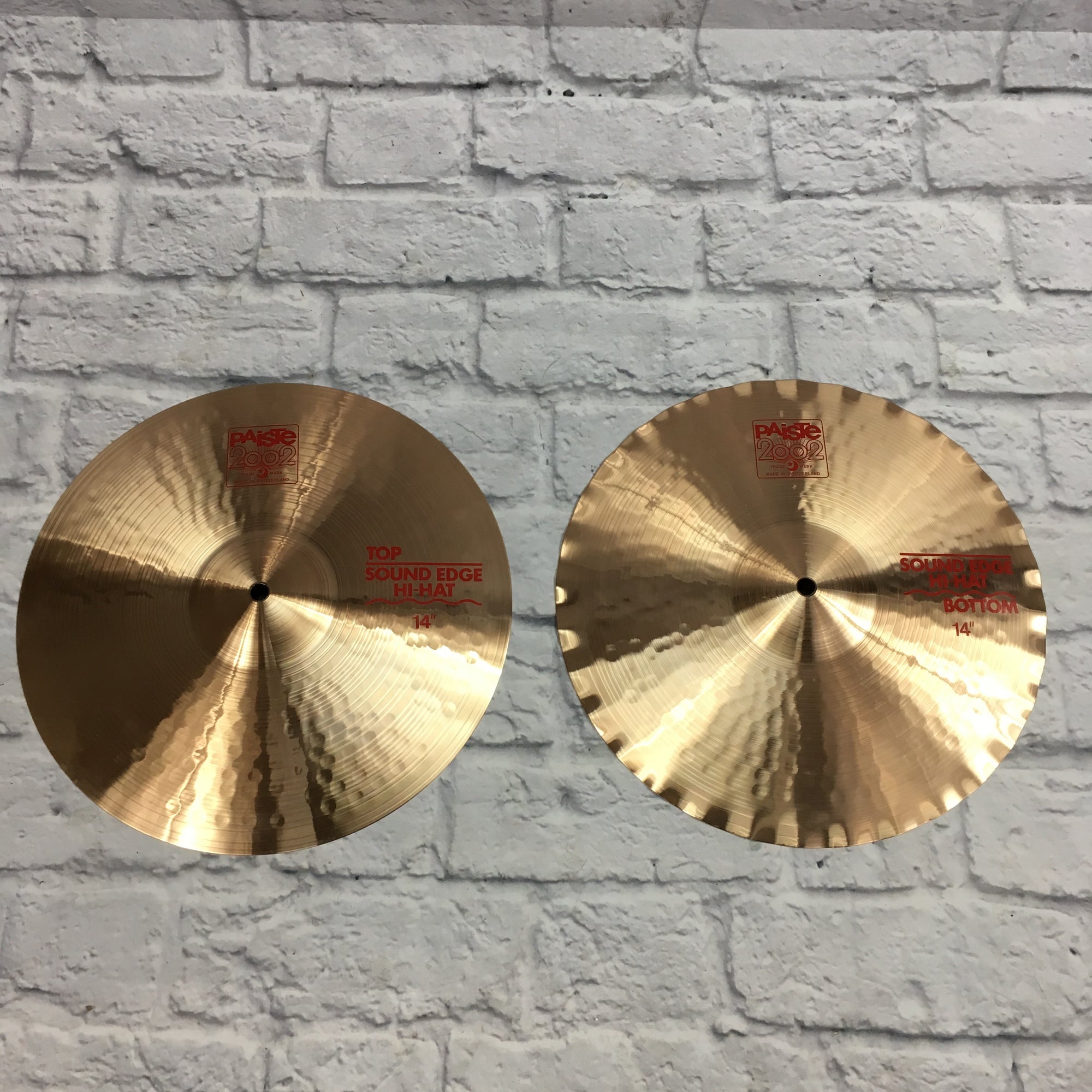 Paiste 14in 2002 Sound Edge Hi-Hat Pair