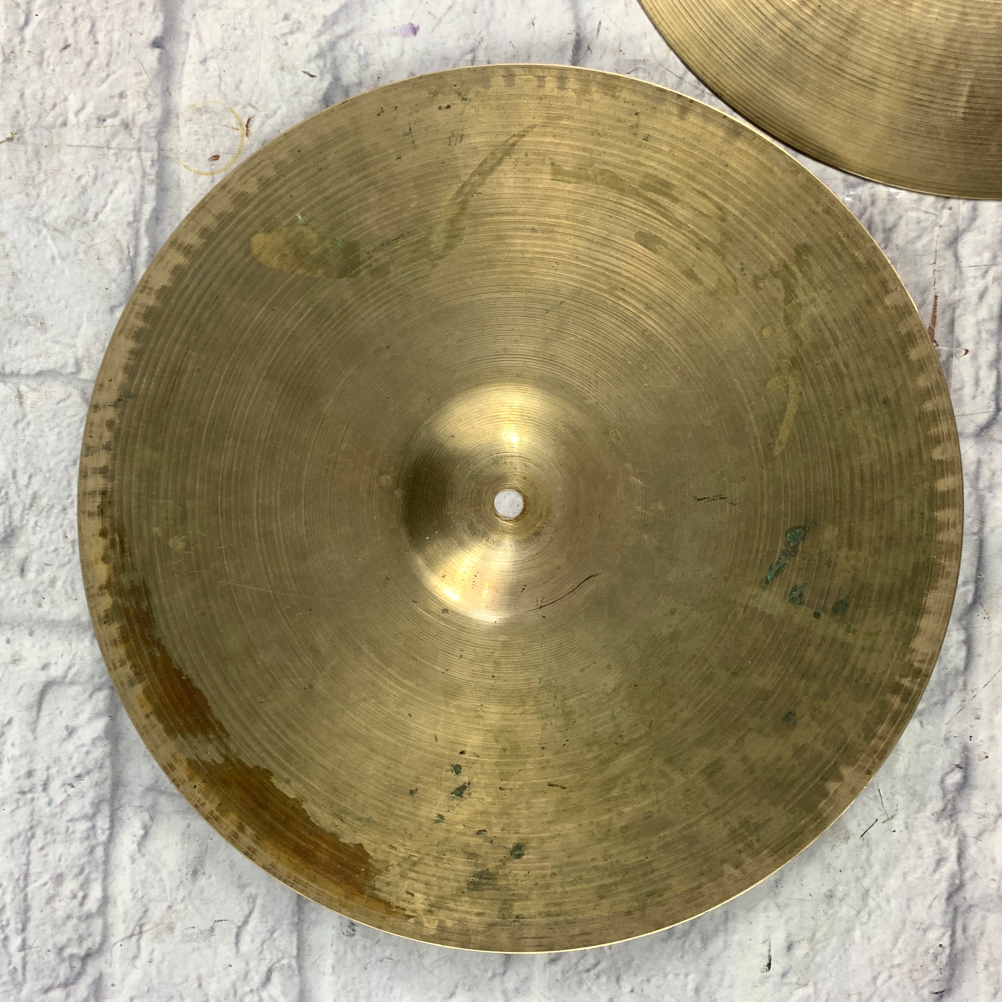 Vintage Zildjian Avedis 14 Hi Hat Cymbal Pair