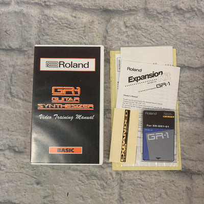 Roland GR-1 Guitar Synthesizer with VHS Instructional Video and Expansion Card - New Old Stock!