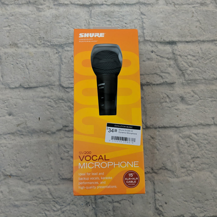 Shure SV200-W Dynamic Microphone