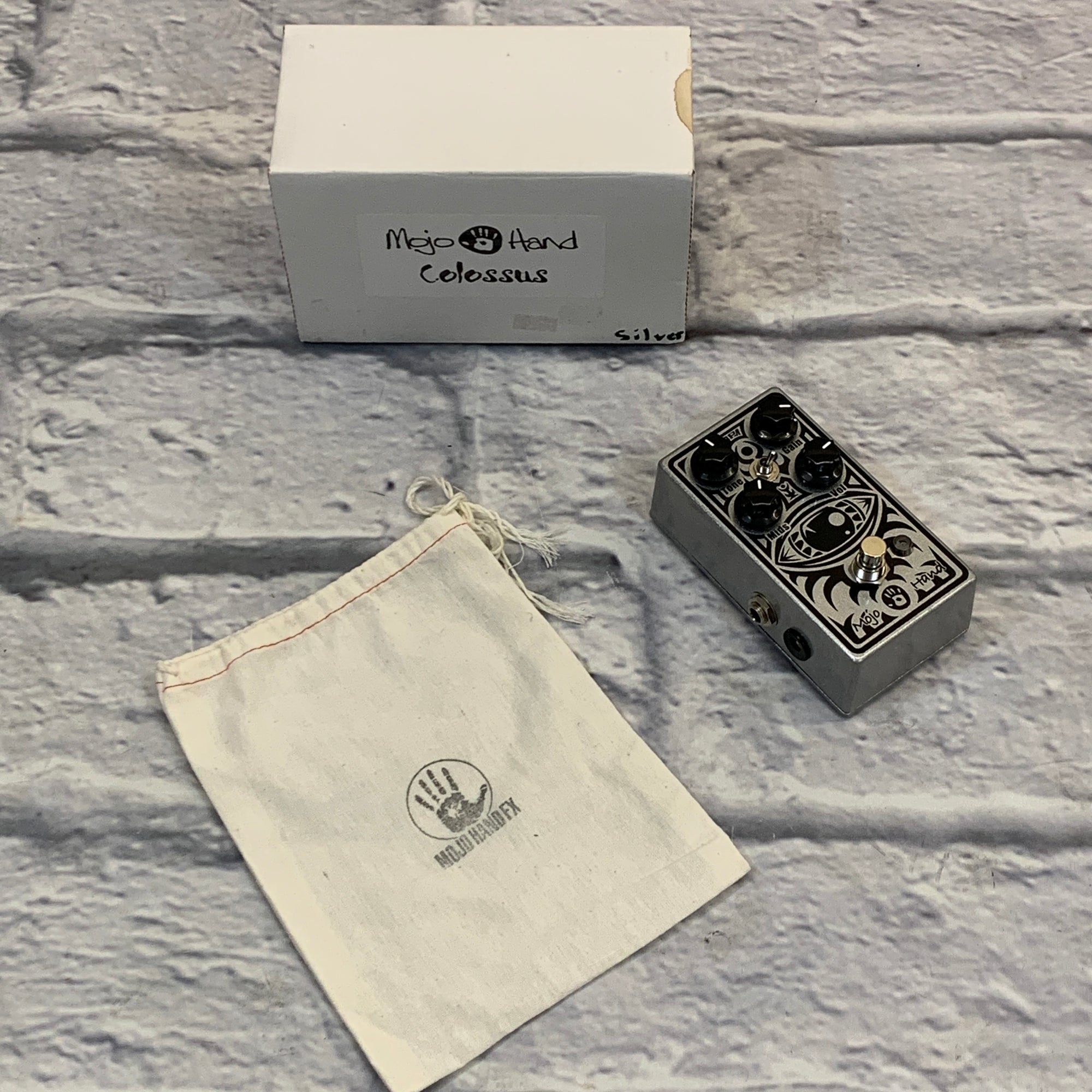 colossus pedal Mojo Hand FX Colossus Fuzz Silver