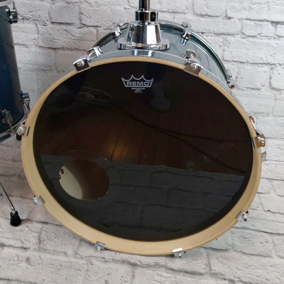 Ludwig Element Pelham Blue Sparkle 5 Piece Drum Kit
