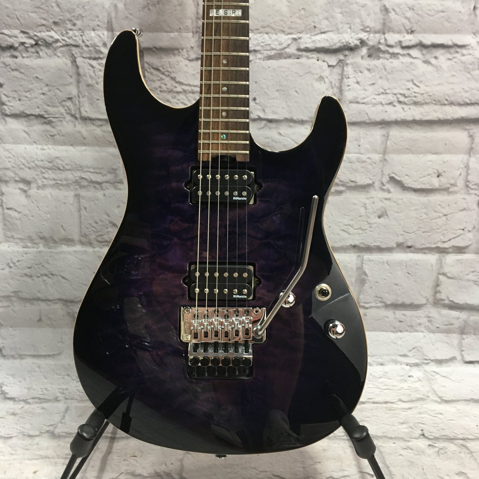 ESP E-II ST-2 Solid Body Electric Guitar with Hard Case