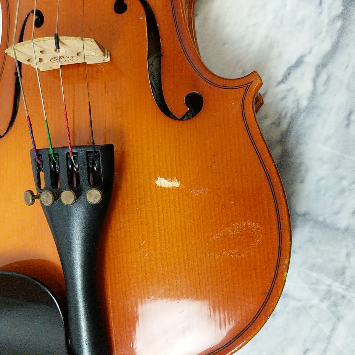 Glaesel VI130E3 3/4 Size Violin Outfit w/case and bow F13358