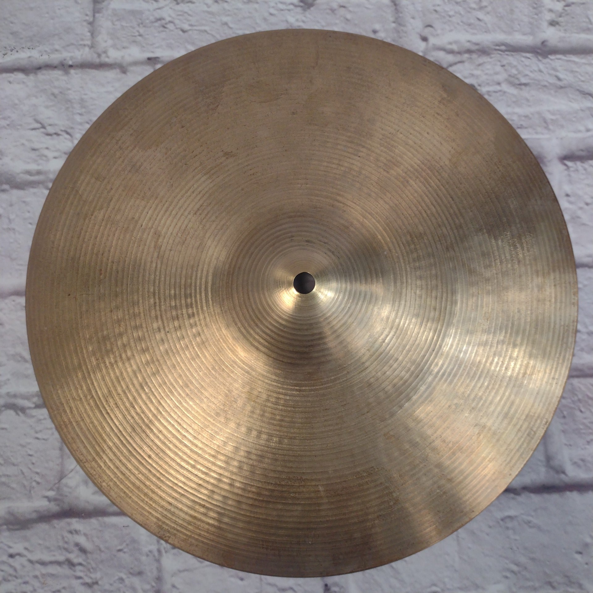 70's Zildjian New Beats Hollow Logo 14" CRACKED Hi Hats