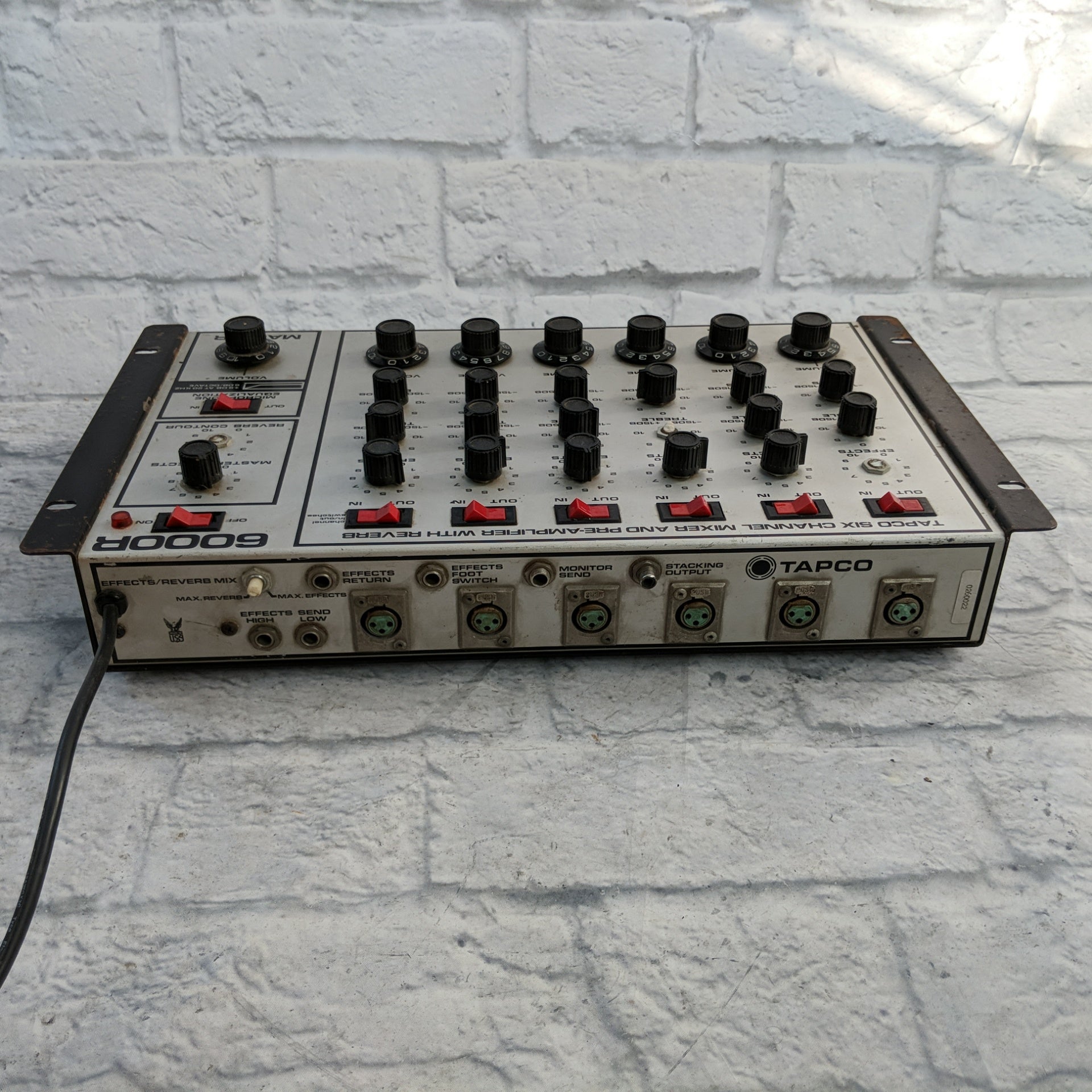 Vintage Tapco 6000R Six Channel Mixer