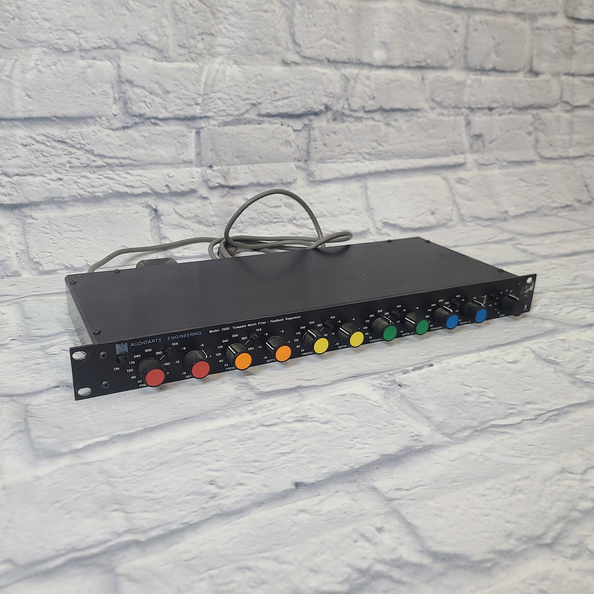 Audioarts Engineering Model 1500 Tuneable Notch Filter-Feedback Suppressor