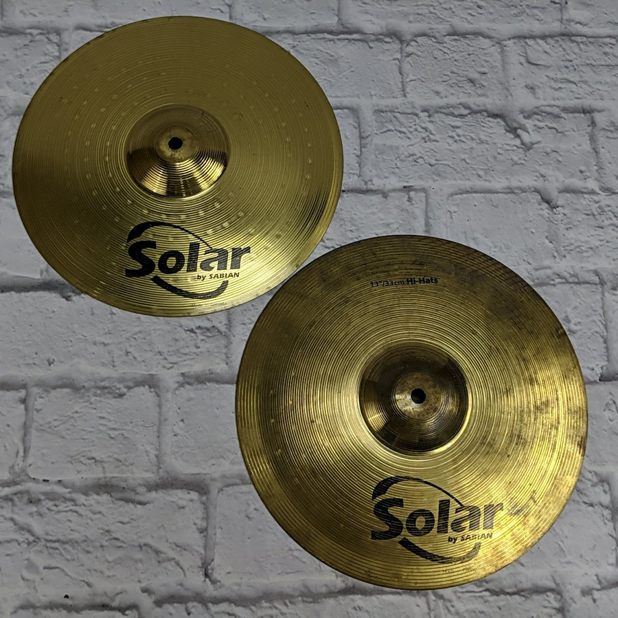 Solar by Sabian 13  Hi Hats