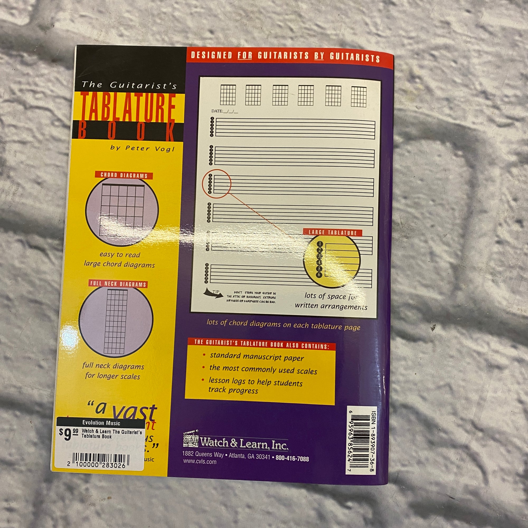 Watch & Learn The Guitarist's Tablature Book