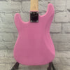 Squier Mini Strat Stratocaster (Pink) Electric Guitar