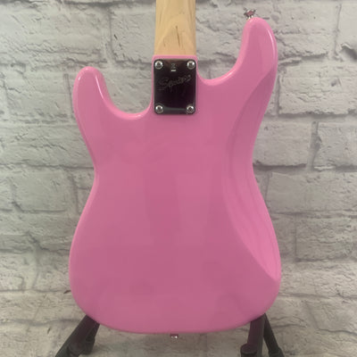 Squier Mini Strat Stratocaster (Pink) Electric Guitar