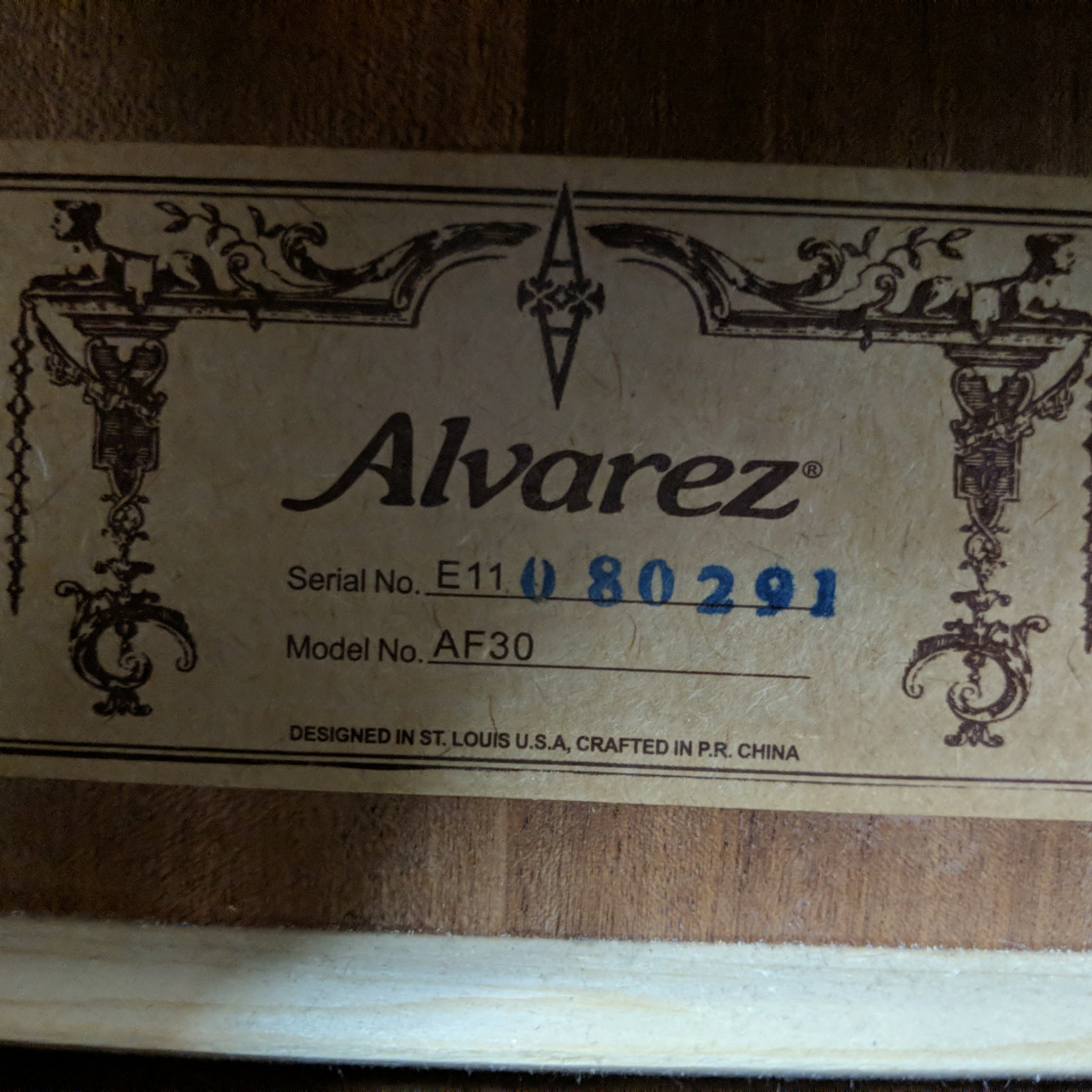 Alvarez AF30 w/ Hole