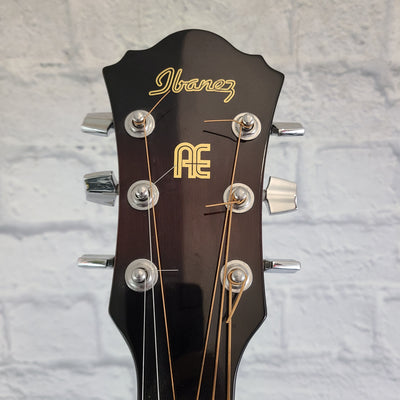 Ibanez AEF18LE DVS1201 Left Handed Acoustic Guitar Rootbeer Burst