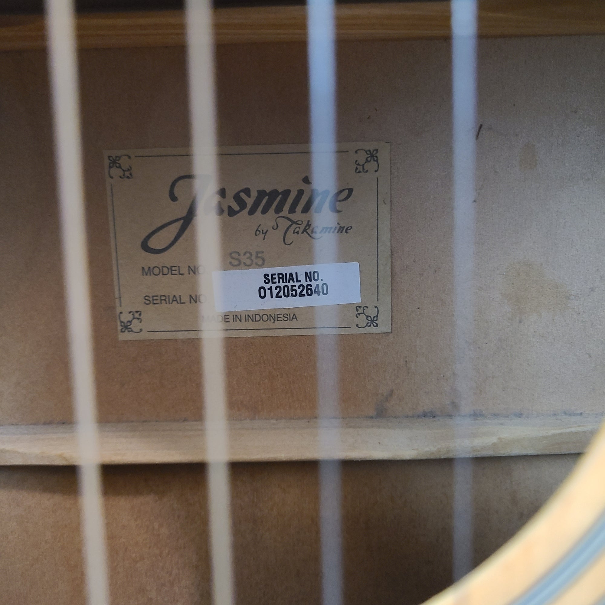 Jasmine S35 Acoustic Guitar AS IS