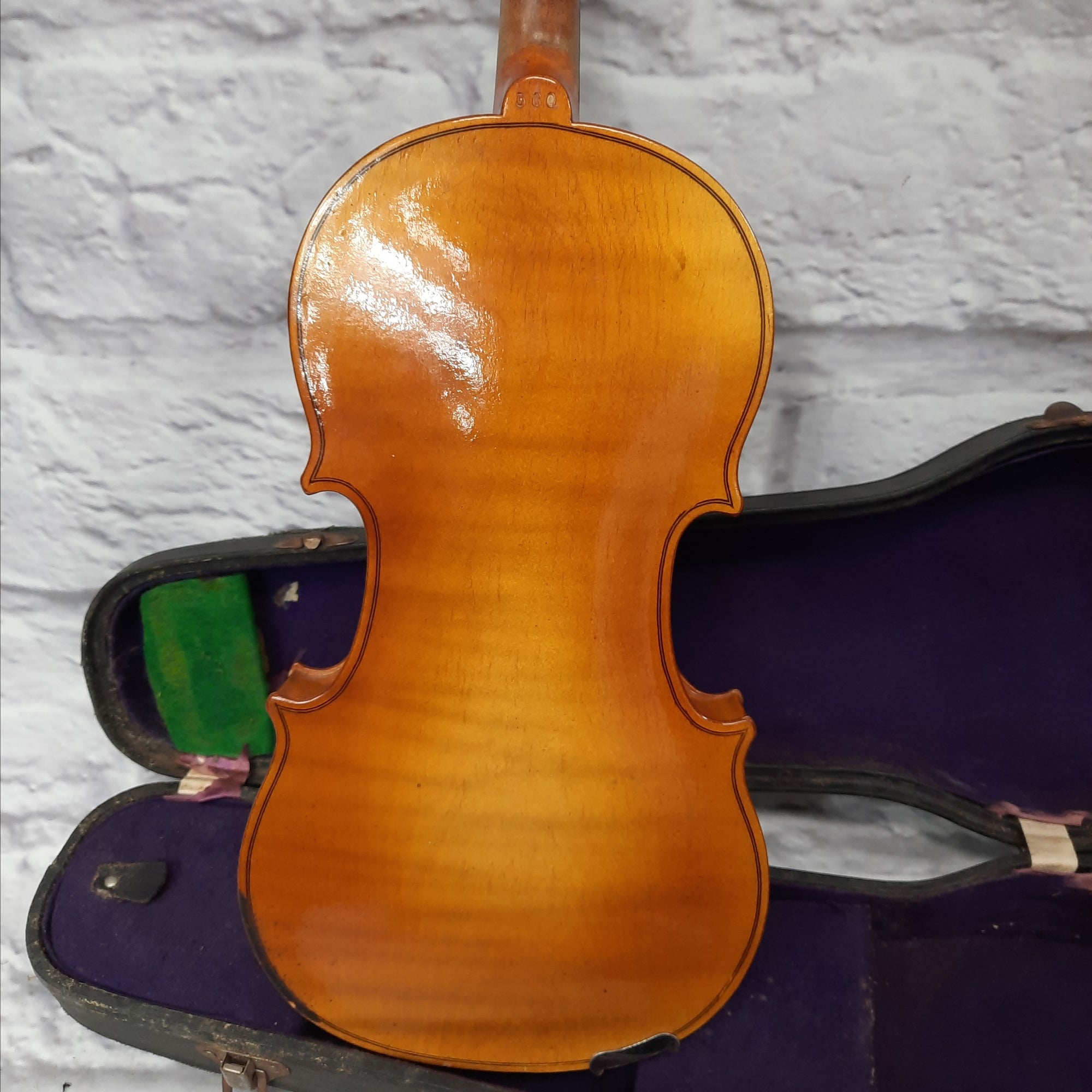 Andreas Amati Fecit Cremonae Anno 16 3/4 Violin w/Case