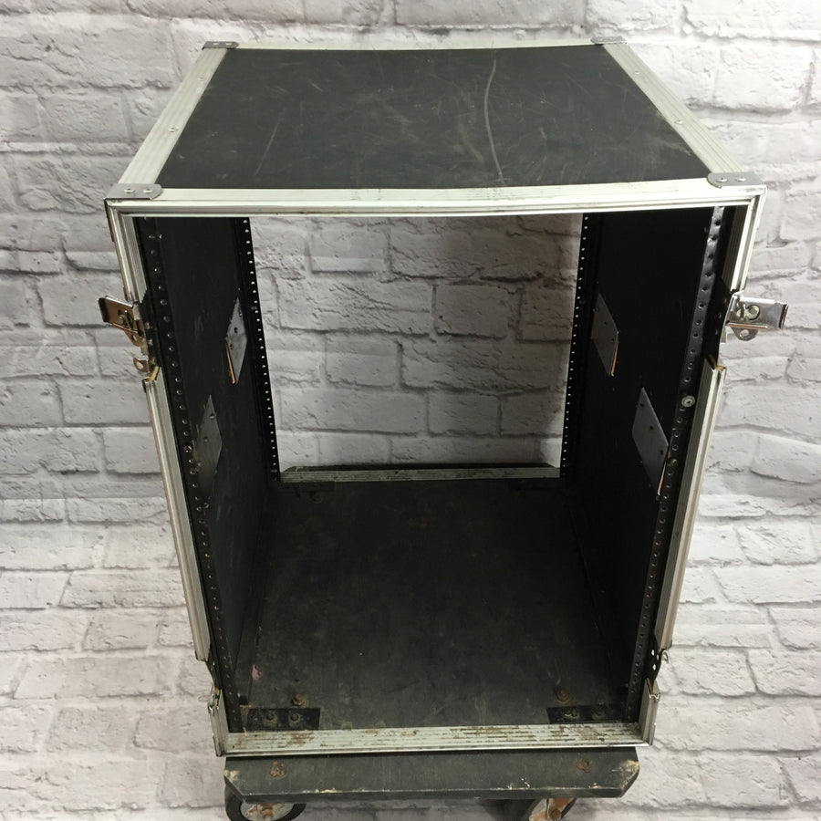 Unknown 12U Rolling Rack Case As-Is