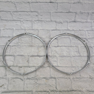 Worldmax 14" 6-Hole 2.3mm Triple Flange Drum Hoop (Pair)