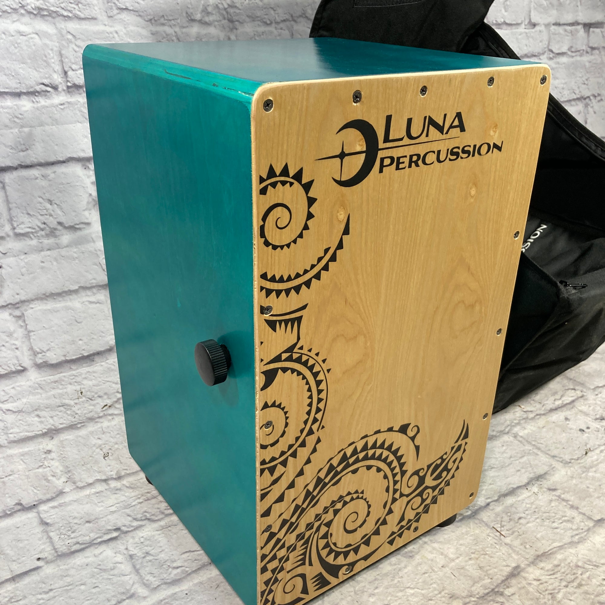 Luna Tattoo Cajon w/ Gig Bag