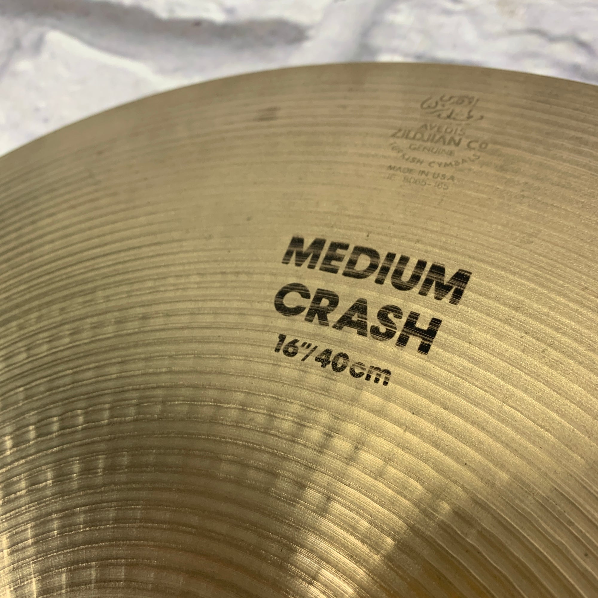 1995 Zildjian 16" Medium Crash Crash Cymbal