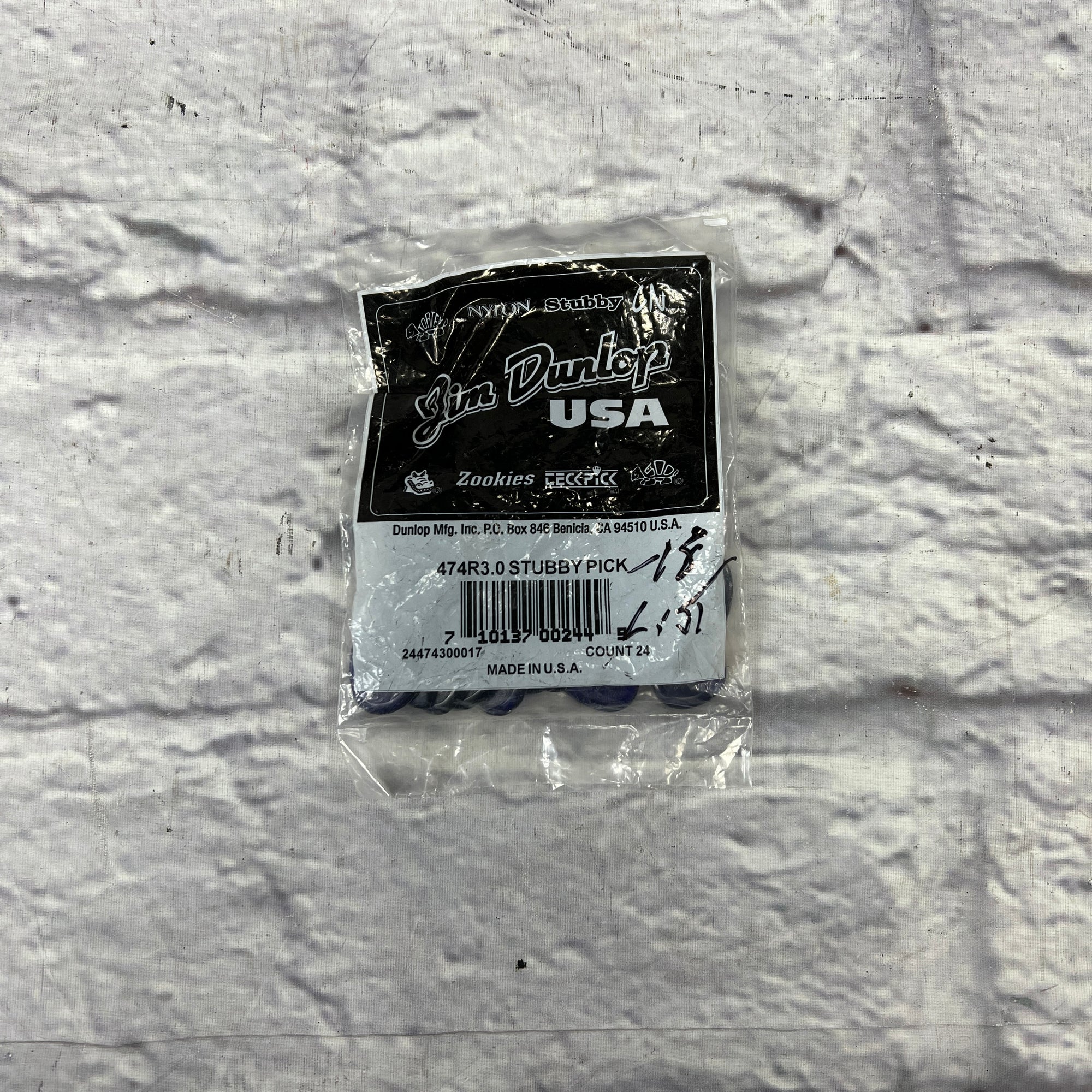 Dunlop Stubby 3.0 (small) 24 Count Pick Pack