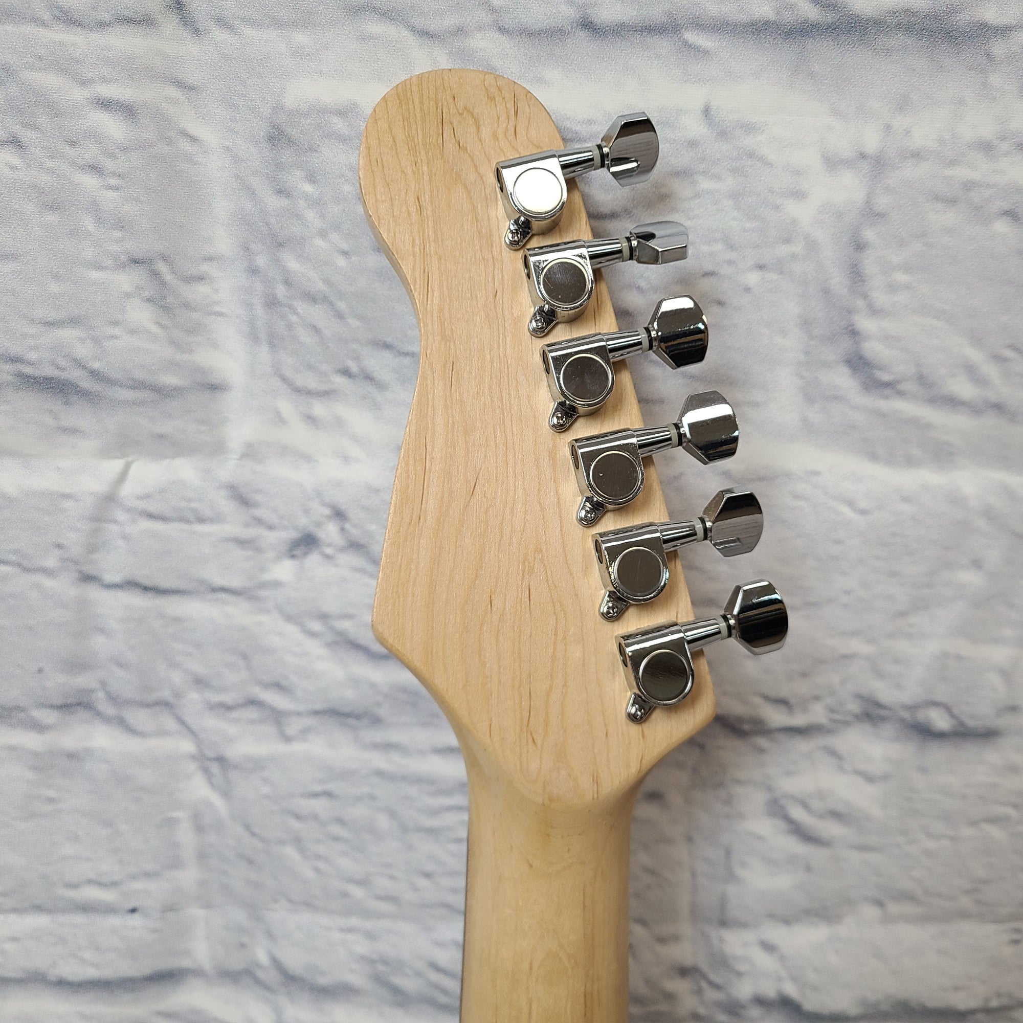 No Name Fretted Maple w/ Rosewood Fretboard S-Style Bolt On Electric Guitar Neck w/Tuners