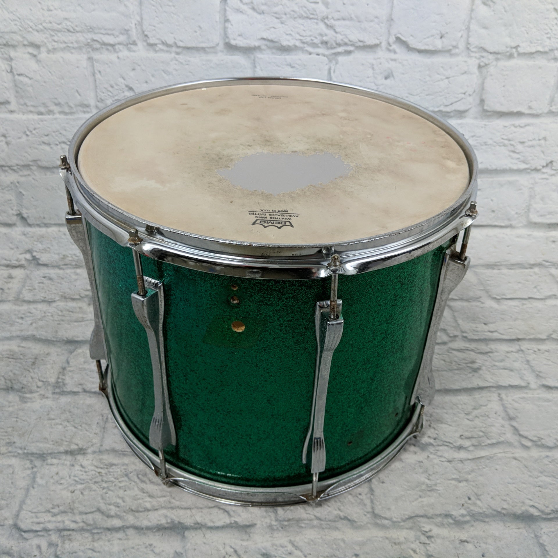 Ludwig 3 Ply Green Sparkle 15x12 Rack Tom