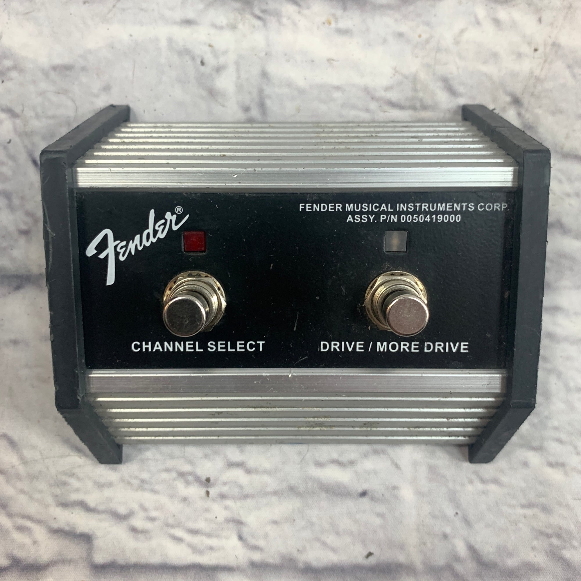 Fender 2 Button Footswitch Channel Select Drive More Drive