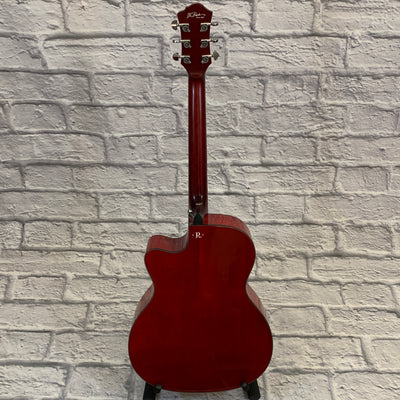 BC Rich BCR3TRD Acoustic Electric Red