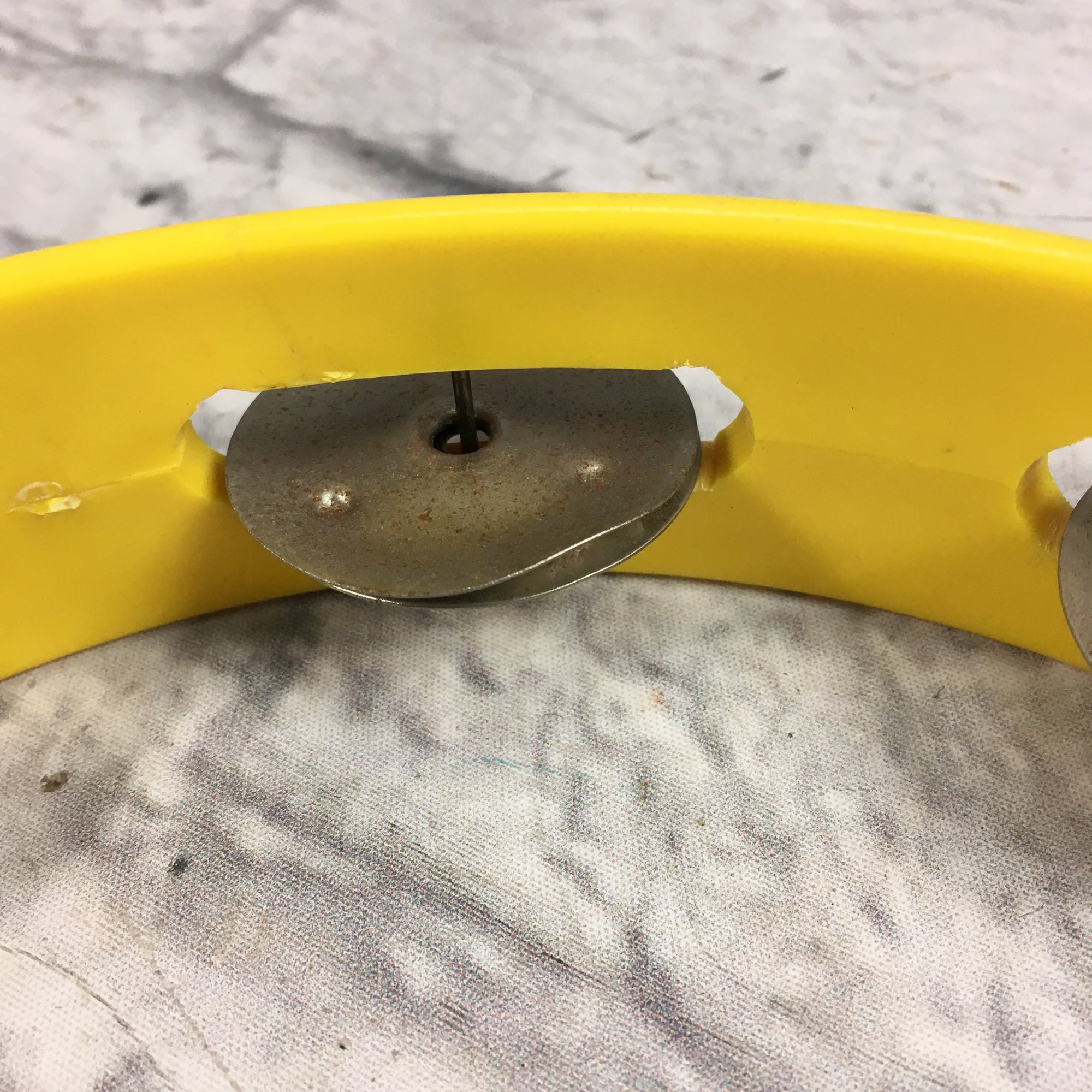 RhythmTech True Colors Yellow Tambourine - Evolution Music