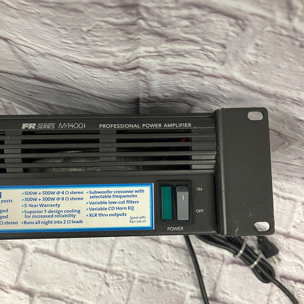 Mackie FR Series M1400i Power Amp Evolution Music