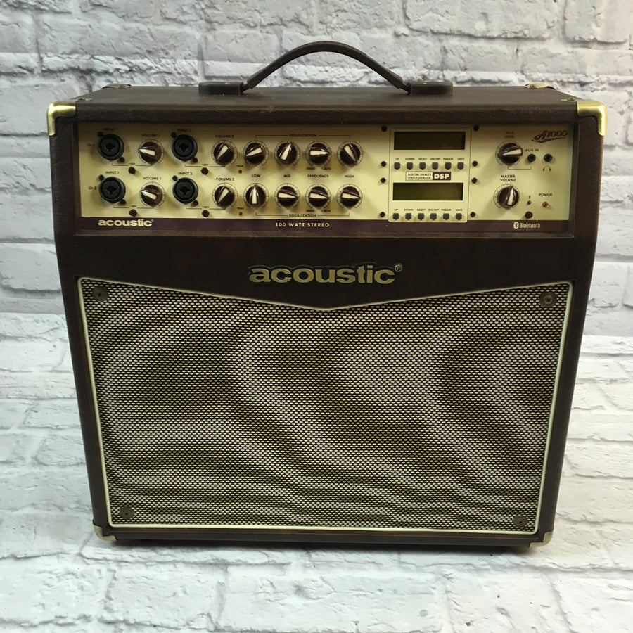 Acoustic A1000 100W Stereo Acoustic Guitar Combo Amp As-Is
