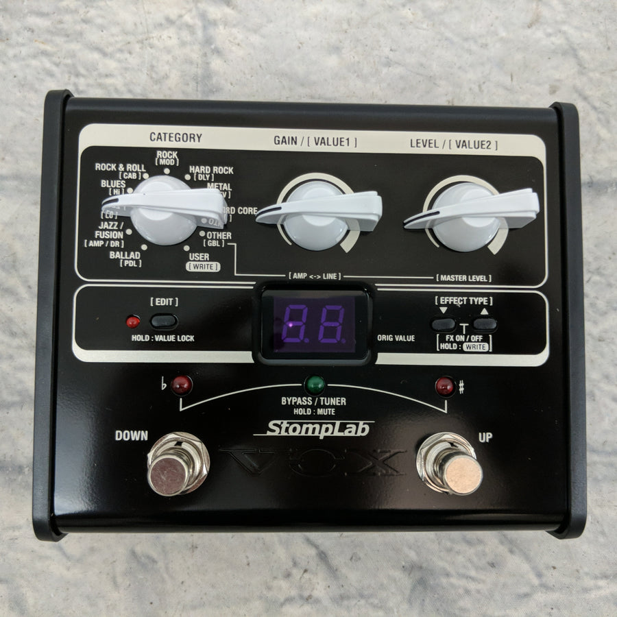 Vox Stomplab IG Modeling Guitar Effect Processor