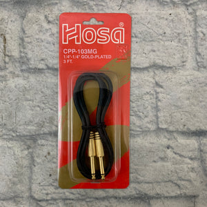 Hosa CPP-103MG 1/4" Cable with Gold-Plated Connectors 3ft