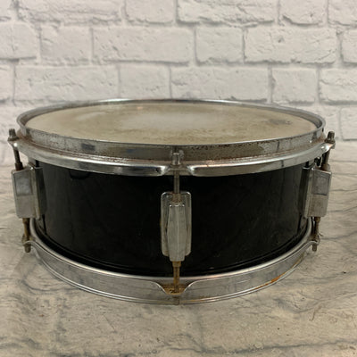 Unknown 6-Lug Wood Shell Snare - Black Wrap