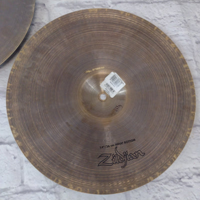 Zildjian 14 Avedis Hi Hat Cymbal Pair Recent