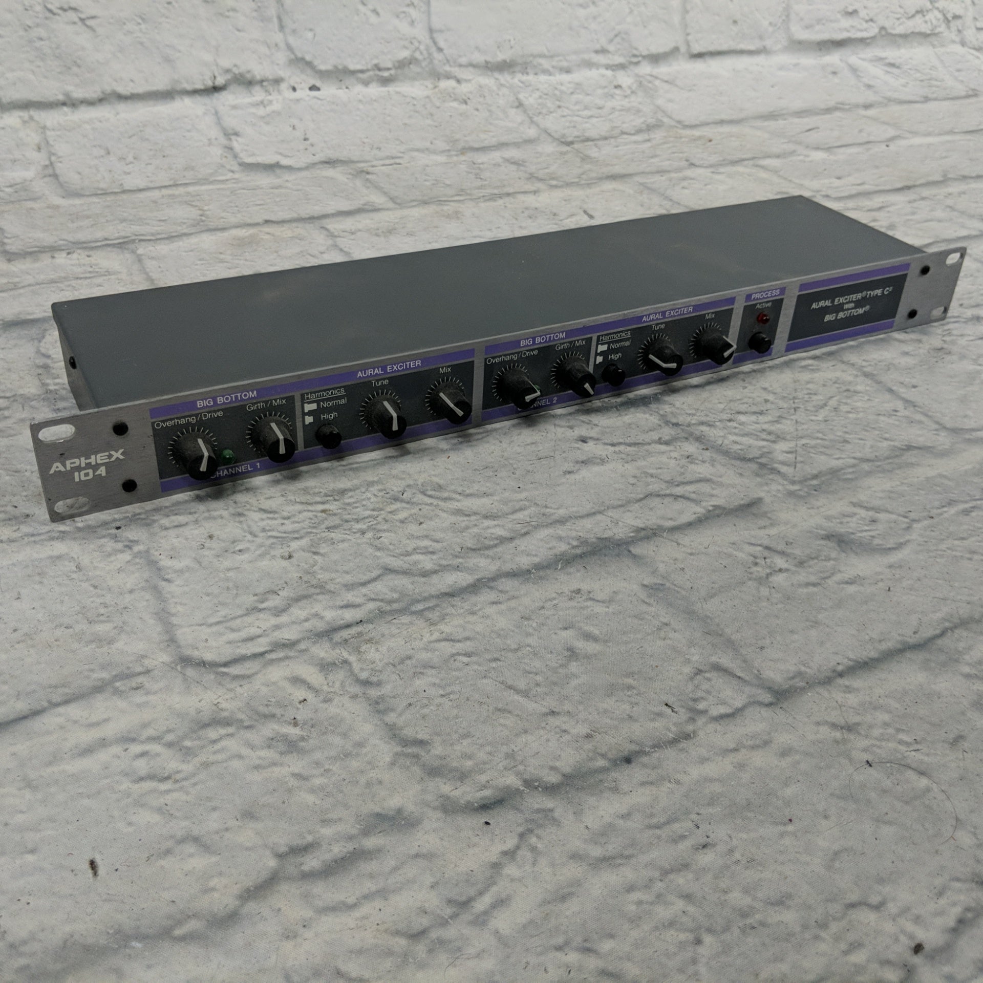 Aphex 104, Aural Exciter Type C2 with Big Bottom, Vintage Rack ...