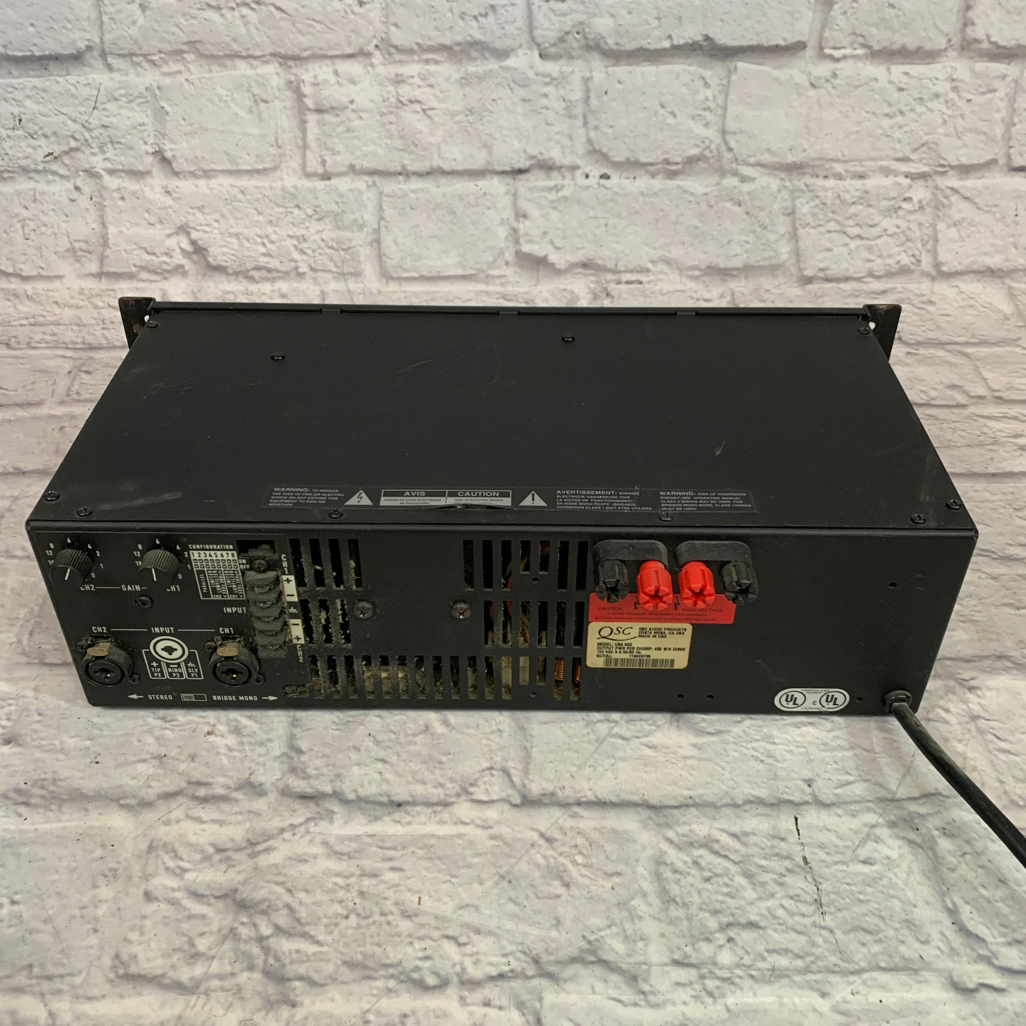 QSC USA900 Power Amplifier - Evolution Music QSC USA900 Power Amplifier - Evolution Music