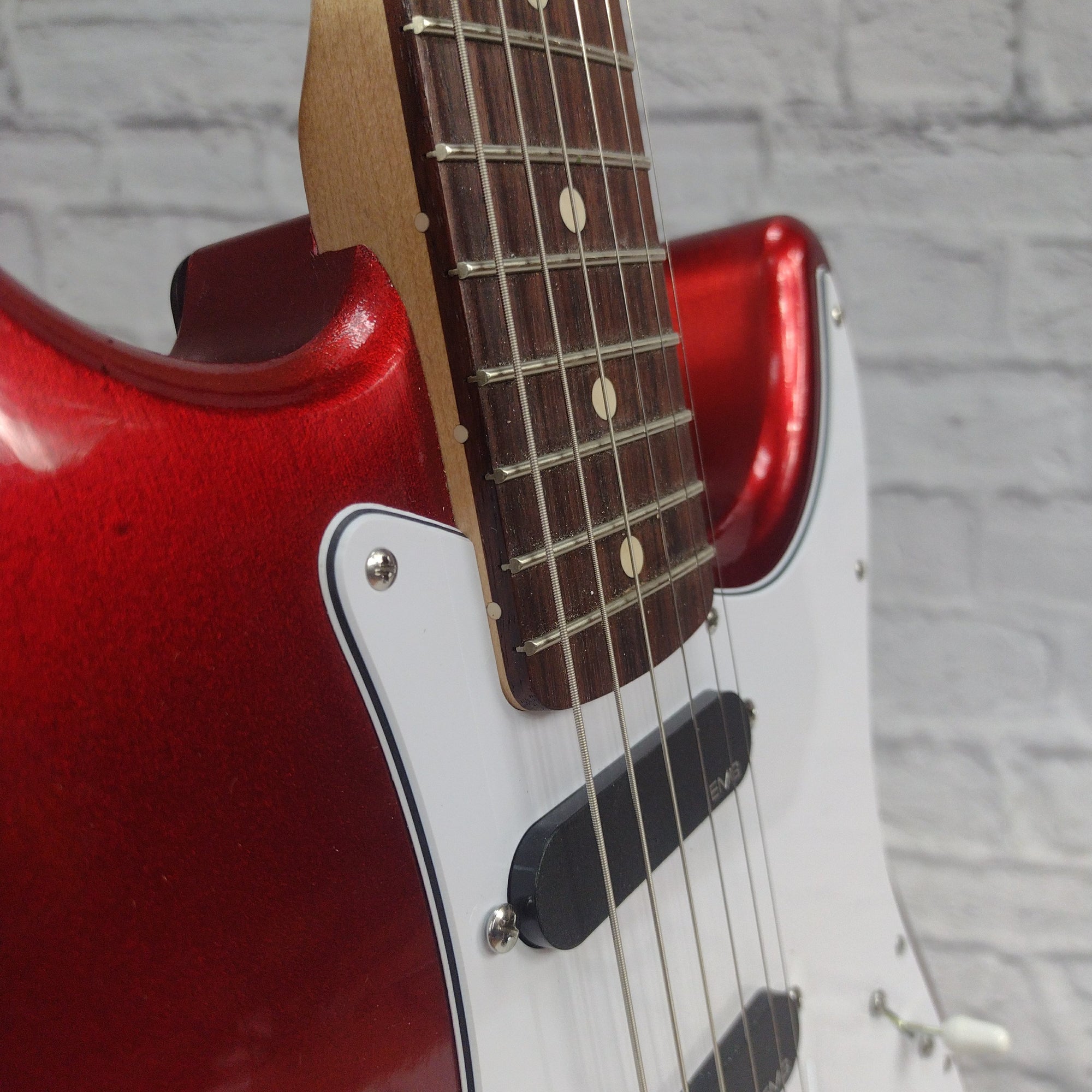 Gatto Strat Style Candy Red EMG Electric Guitar