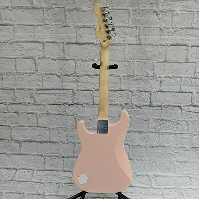 Squier Mini Stratocaster Shell Pink Short Scale Electric Guitar