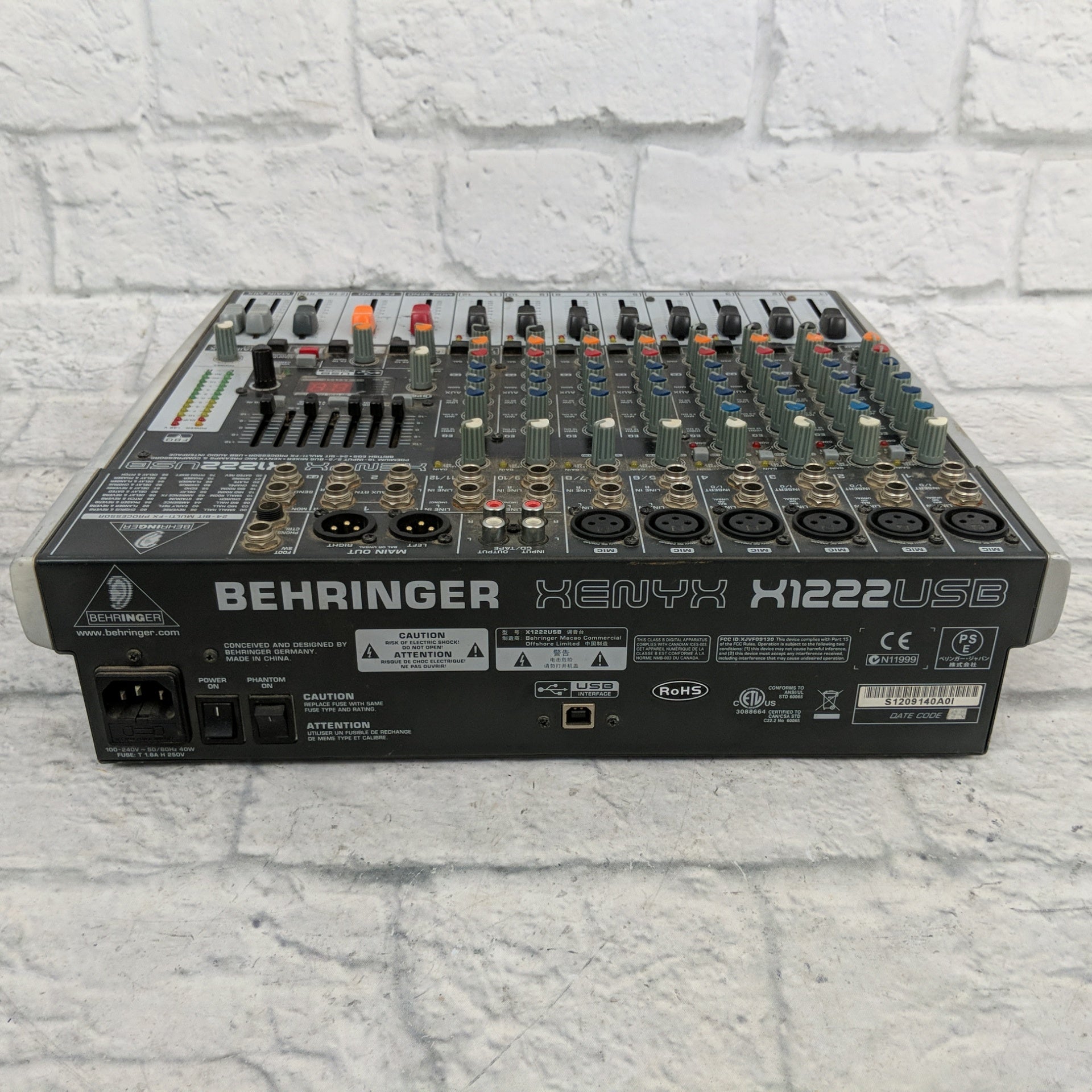 【アッキー】Behringer XENYX X1222USB ミキサー Behringer | Product | XENYX QX1222USB