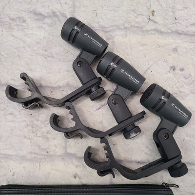 3 Sennheiser e604 Cardioid Dynamic Drum MicrophoneS