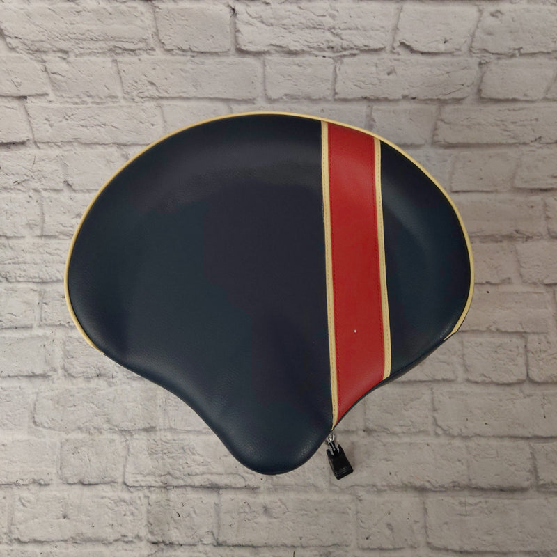 Tractor Style Drum Throne with Red Stripe Evolution Music