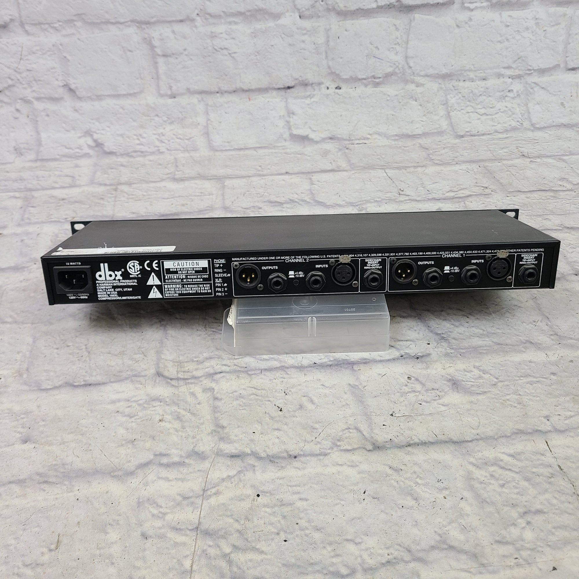 DBX 166XL Compressor Rack Unit