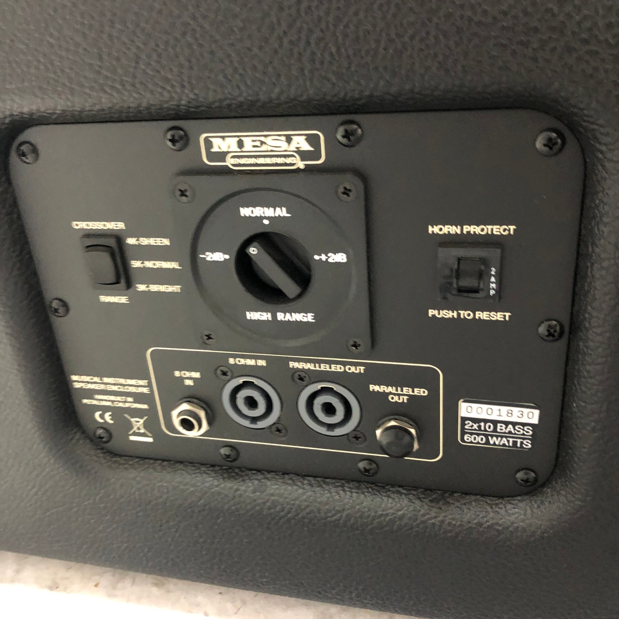 Mesa Boogie Powerhouse Bass Cabinet 210 600w Bass Cab