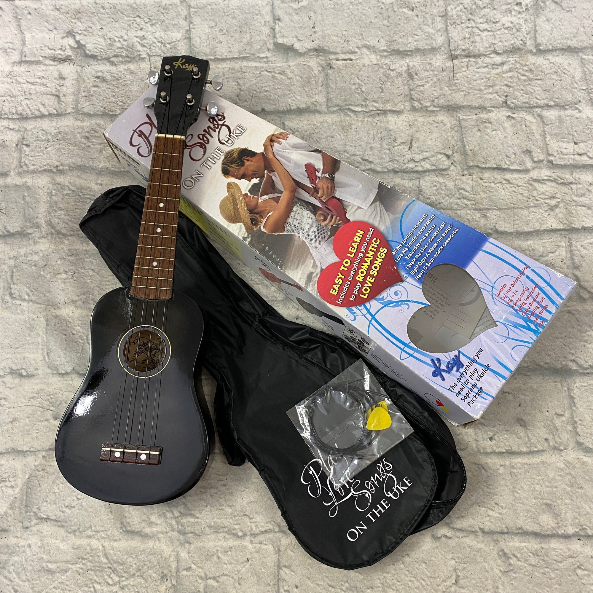 Kay U12PBKS Concert Ukulele - New Old Stock!