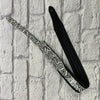 Walker & Williams White Snakeskin Guitar Strap