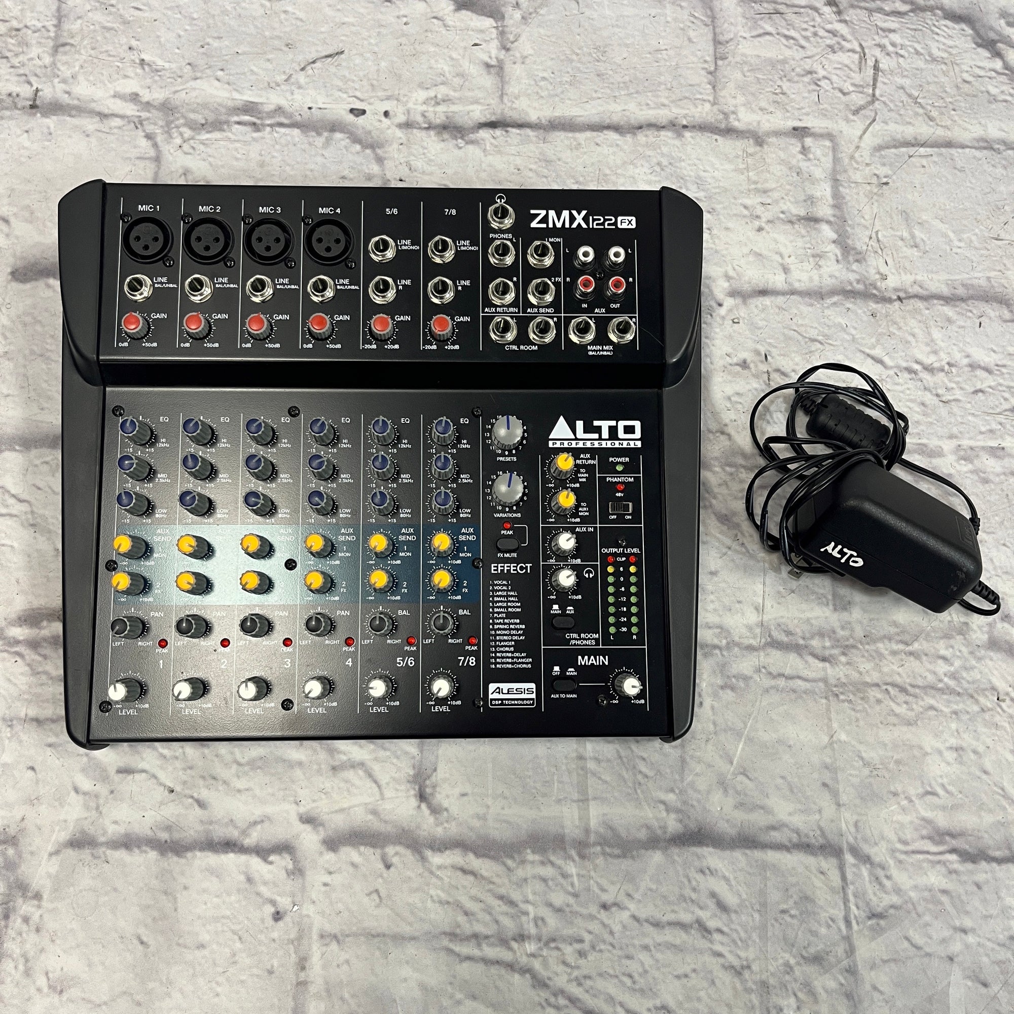 Alto ZMX122 FX Mixer - Evolution Music
