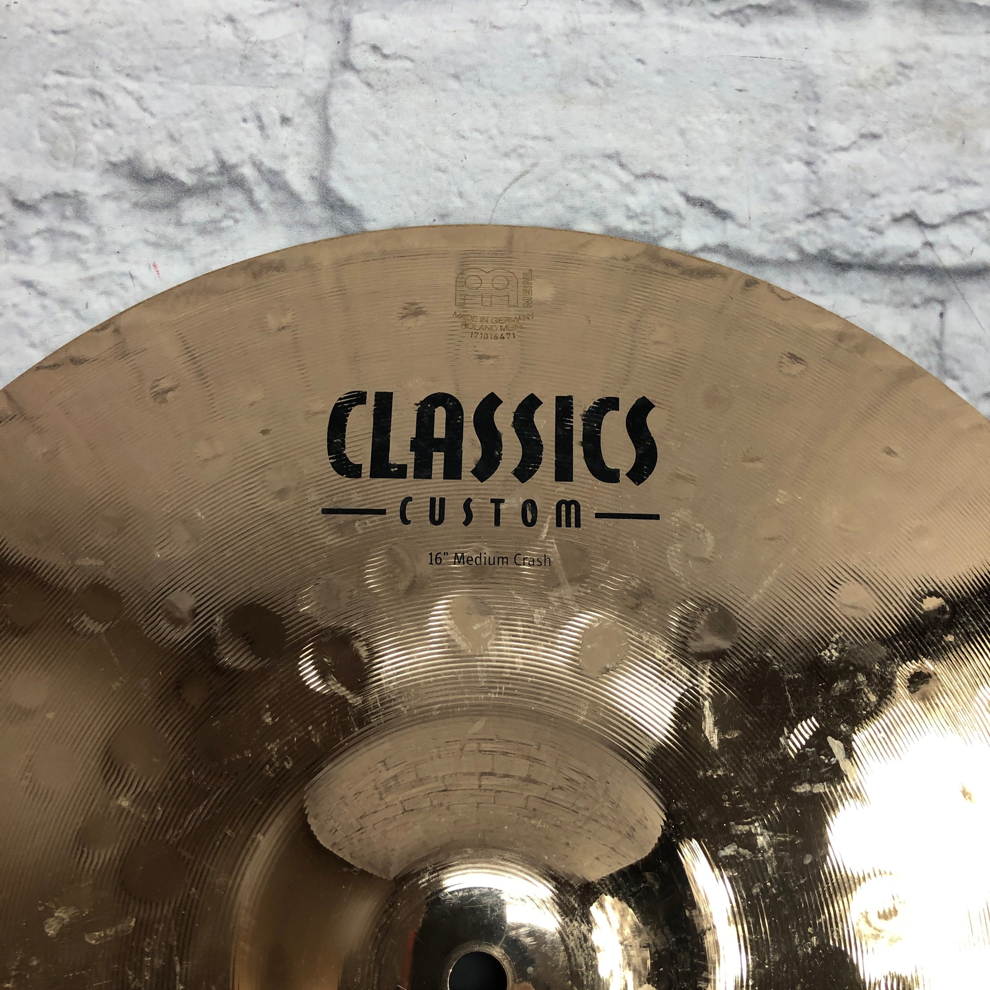 Meinl 16in Custom Classic Medium Crash Cymbal