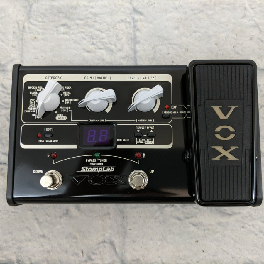 Vox Stomplab IIG Modeling Guitar Effect Processor
