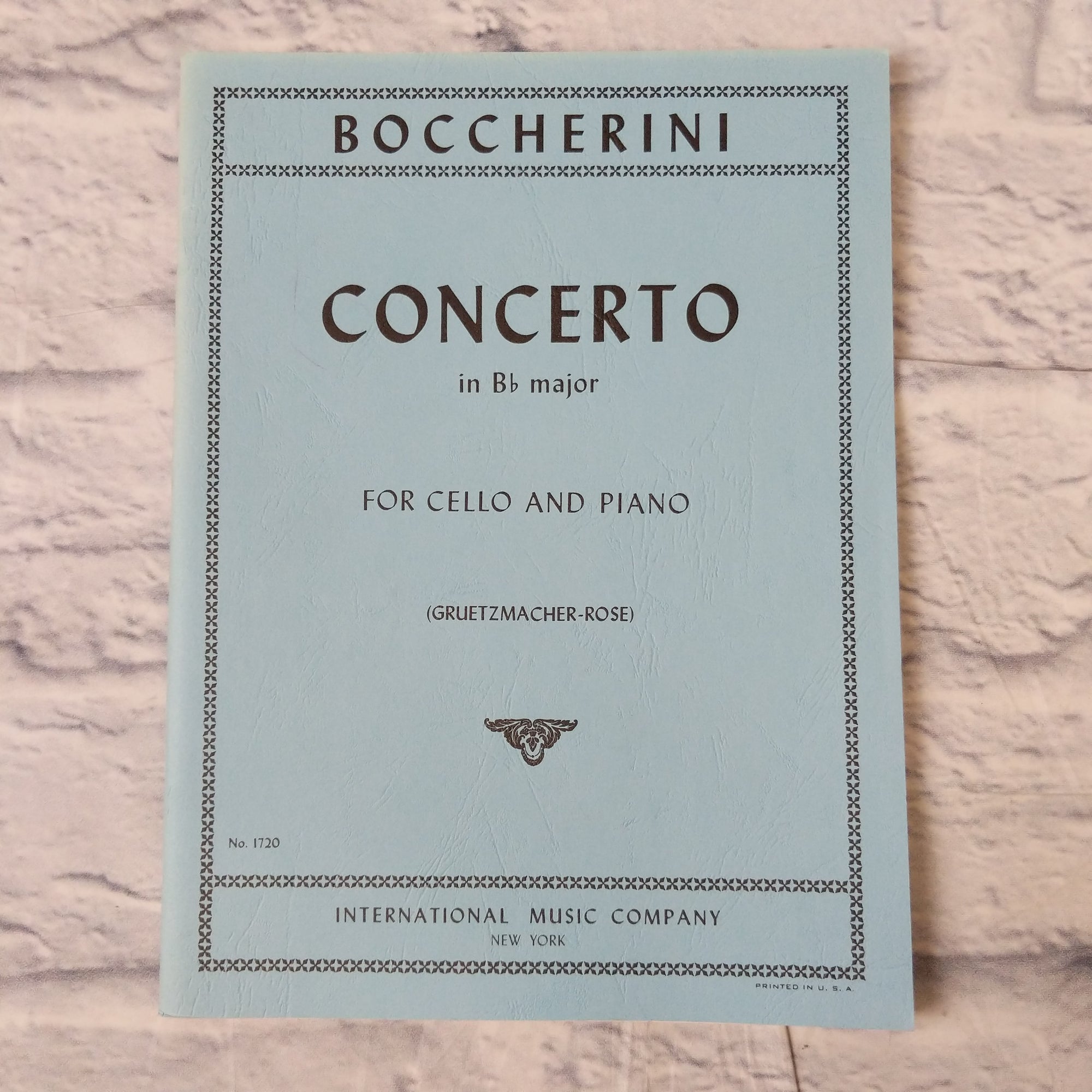 Boccherini Concerto in Bb Major For Cello and piano
